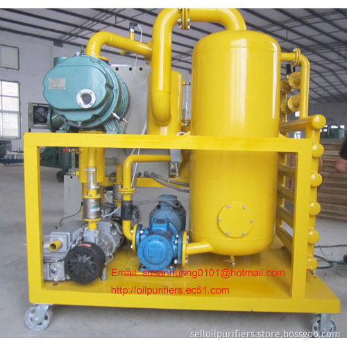 Delux Type Double-stage vacuum Transformer oil purifier and oil purification plant